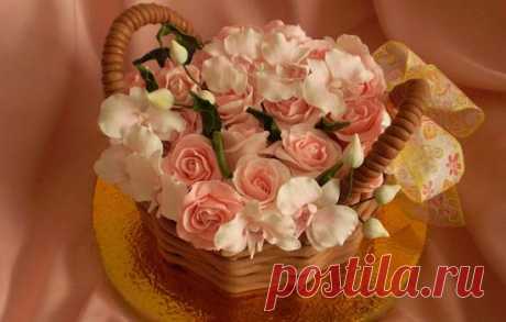 Рецепты торта «Корзина с цветами»: секреты выбора ингредиентов и