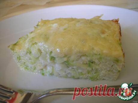 Запеканка из риса и кабачков - кулинарный рецепт