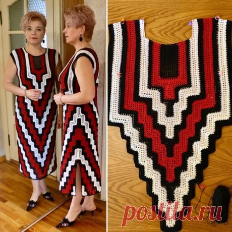 Платье крючком - Перевернутая Башня - Lilia Vignan