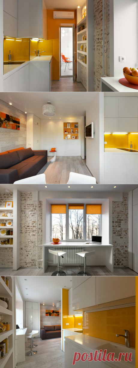 Стильная “кроха” — квартира в 22 кв. метров, в которой есть все необходимое