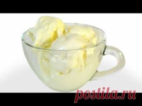 Мороженое пломбир "Проще простого" из трех ингредиентов. Без перемешивания. Пошаговый видео рецепт.