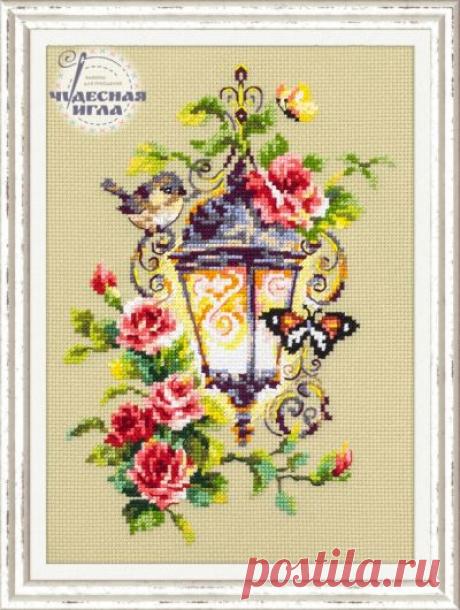 схема для вышивки крестом Свет вдохновения