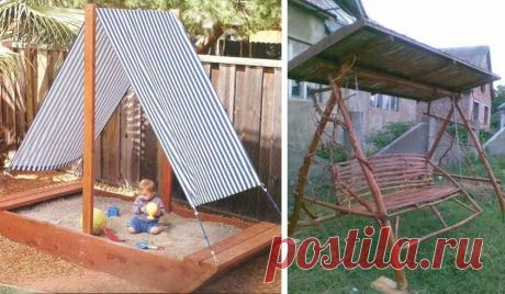 Дачная мебель и поделки своими руками
Идеи для детского уголка на даче