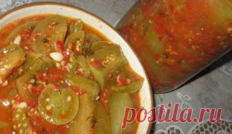 ЗЕЛЕНЫЕ ПОМИДОРЫ В АДЖИКЕ
Аджику я делаю очень острую. Салат этот тоже очень острый, но, не смотря на это, съедается очень быстро. Даже детям он нравится.
Ингредиенты:
Показать полностью…