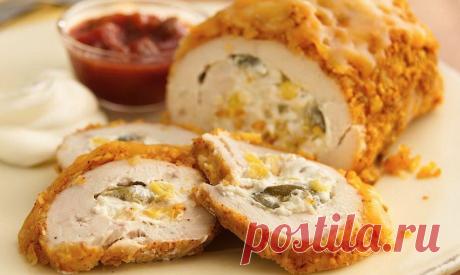 Куриные рулеты с фетой