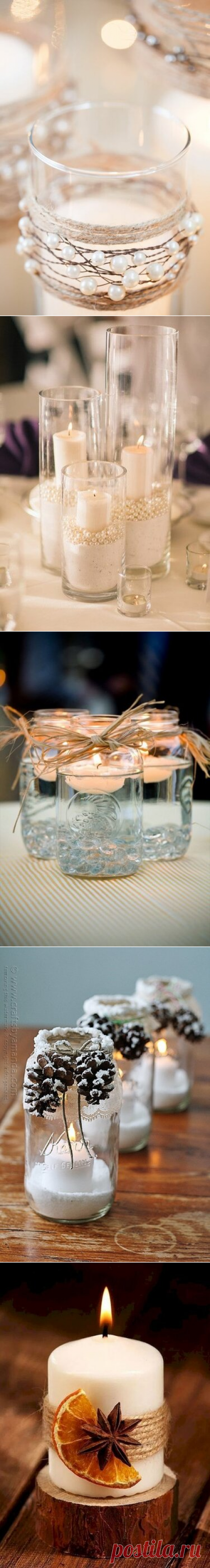 Коллекция «Новогодние подсвечники своими руками» пользователя Елена в Яндекс.Коллекциях