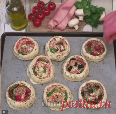 Вкуснейшие рулетики с любимой начинкой!