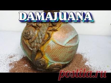 MAnualidades. Damajuana técnica en metal - DAMAJUANA, TECHNICAL IN METAL