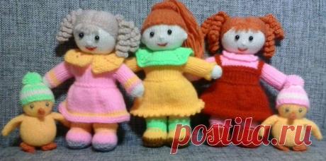 Вязаные игрушки ручной работы