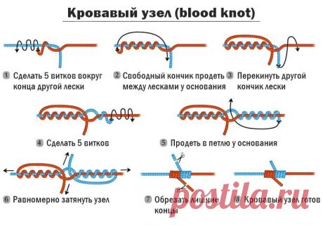 Крепкие рыболовные узлы для надежного соединения лесок