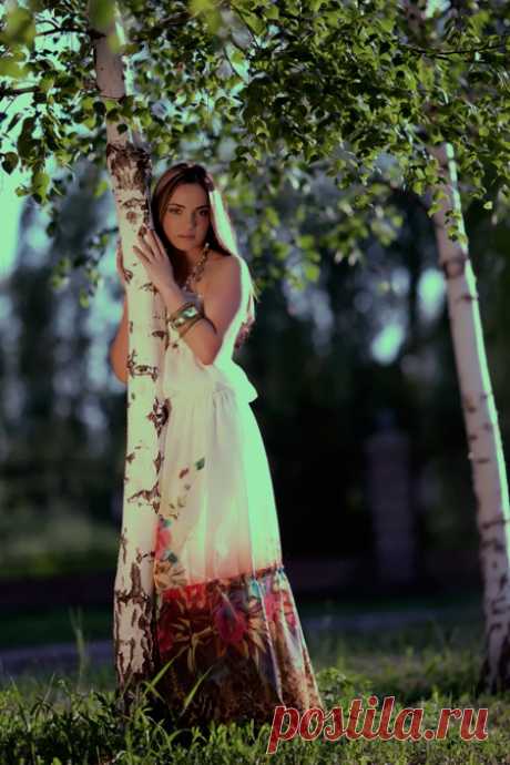 Музыкальная открытка Ой,берёзы