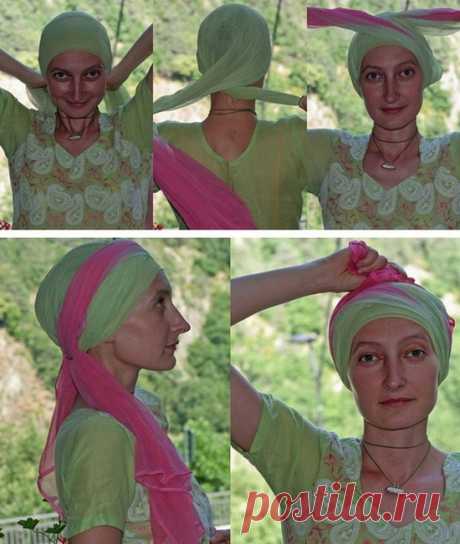 Как красиво завязать шарф на голове? | LS