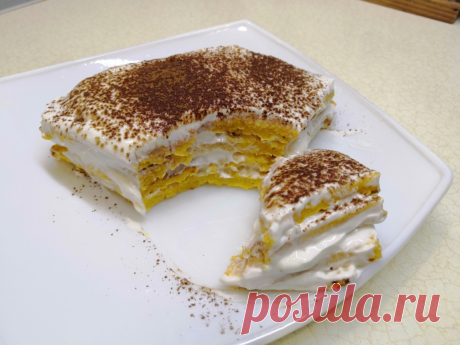 Для любителей тыквы простой ПП десерт без духовки