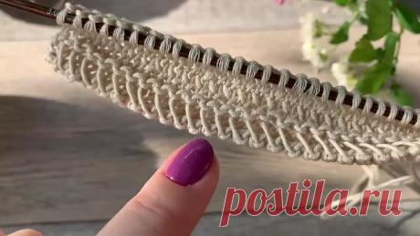 САМЫЙ НЕОБЫЧНЫЙ НАБОР ПЕТЕЛЬ! 💥ХИТ ЭТОГО ЛЕТА!💥 HOW TO CAST ON- “BRAID” KNITTING PATTERN