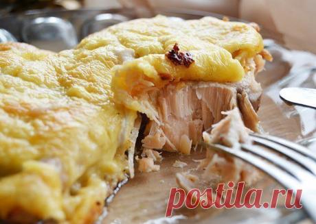 Филе форели или сёмги приготовленное в духовке под сыром – кулинарный рецепт