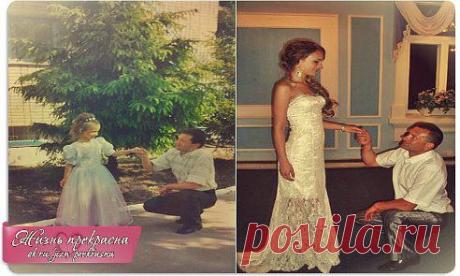 11 лет спустя***Выпускной в детсаде и выпускной в школе.Рядом с любимым папулей*