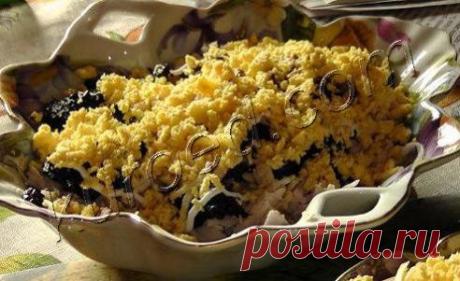 РЕЦЕПТЫ | Салат "Курица под орехом"