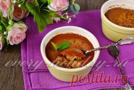 Пудинг карамельный.