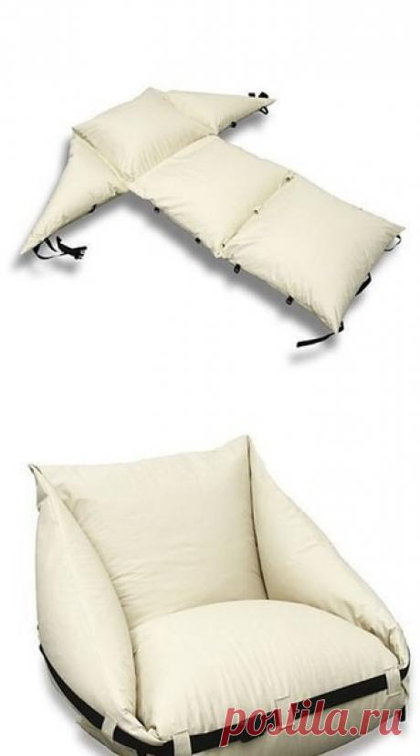 подушка-кресло Идея для рукодельниц