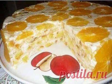 Торт "Фруктовая нежность" | Домашняя кулинария
