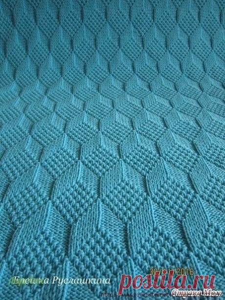 Простой узор, но такой эффект))