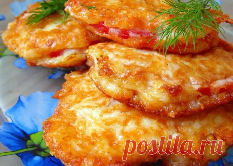 Интересная закуска: Жареные помидоры в сырном кляре