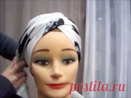 comment nouer un foulard-Partie2 (turban tutorial)