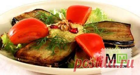 Баклажаны с орехами (2) - кулинарный рецепт. Миллион Меню