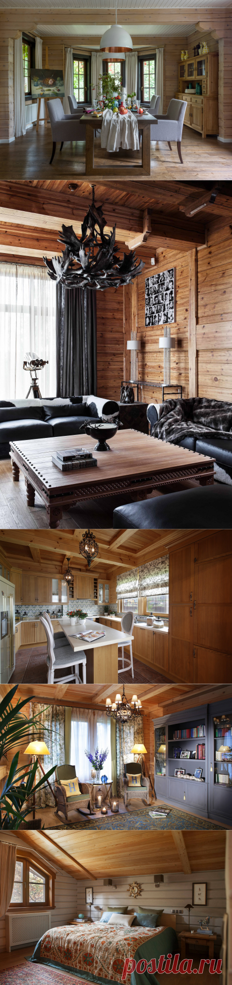 Эффект сауны: Как облагородить рыжую вагонку на даче | Houzz Россия