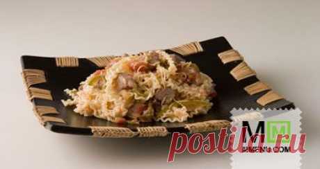 Свинина с широкой лапшой - кулинарный рецепт. Миллион Меню