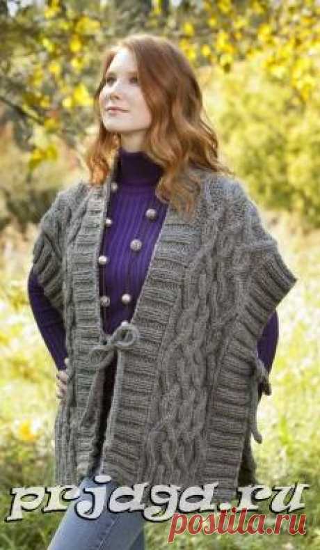 Женская безрукавка и жилет крючком или спицами