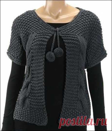Необычные жилеты. (Идеи и схемы для спиц) | Южная сова | Яндекс Дзен