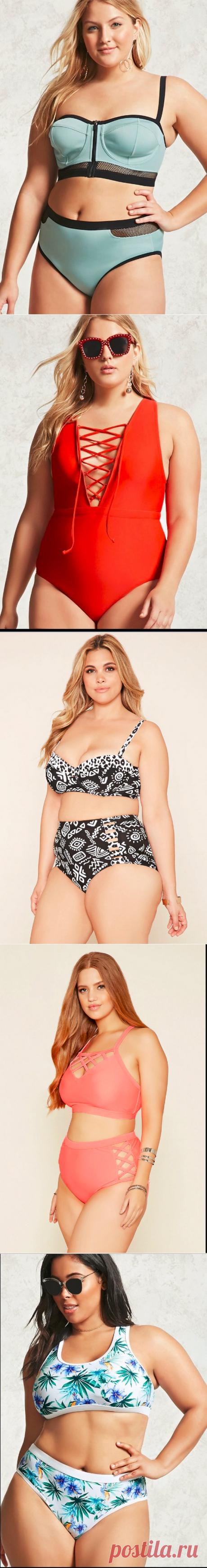 Модные купальники для полных женщин 2017-2018 – лучшие модели купальников больших размеров