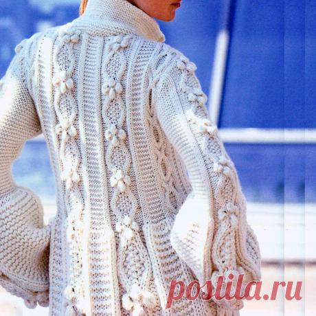 Вязаные пальто и кардиганы спицами | Всё лучшее - маме | Яндекс Дзен