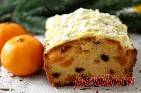 Кекс с мандаринами