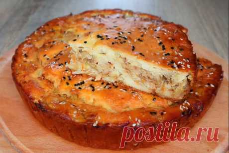 Тесто для заливных пирогов