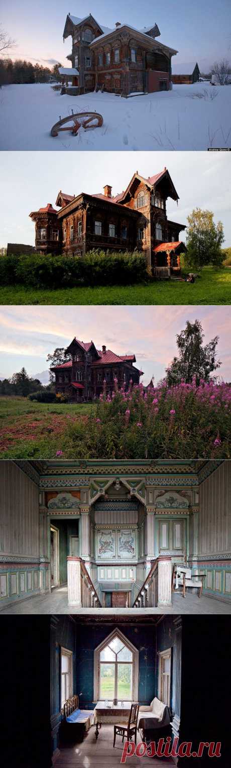 Старинный терем в Погорелово. Костромская область