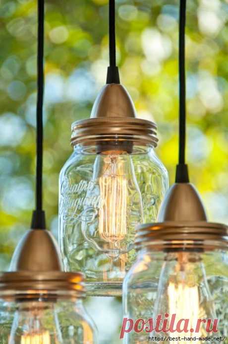 Оригинальные лампы и абажуры своими руками. Идеи, мастер-классы