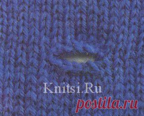 Петли для пуговиц. Мастерская / Уроки вязания / Спицами