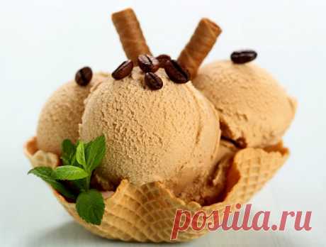 Мороженое кофейное по-французски.