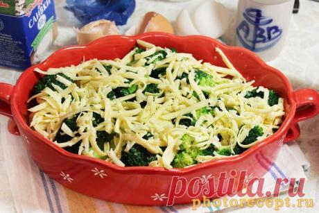 Запеканка с брокколи и сливками - рецепт с фото пошагово