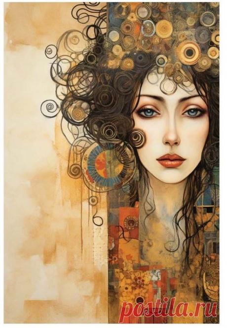 Aceo Card Art Deco Wiman Print Size 2.5x3.5" Adw4