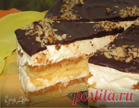 Торт-пляцок "Небо на губах", пошаговый рецепт, фото, ингредиенты - Диана