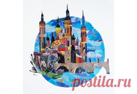 Многообразие техник бумажного коллажа - Ярмарка Мастеров - ручная работа, handmade