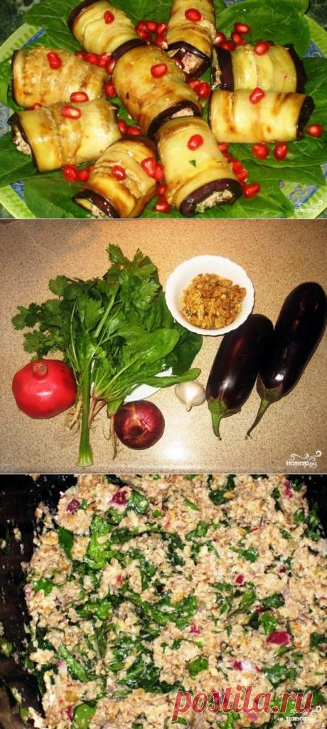 Баклажаны с грецкими орехами - пошаговый кулинарный рецепт на Повар.ру