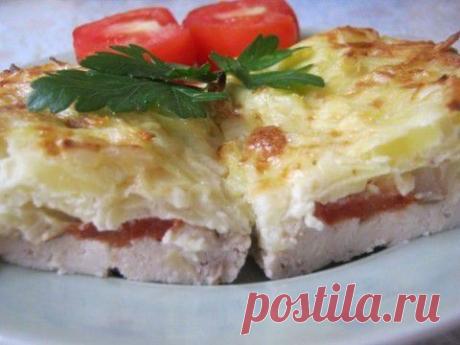 запеченная под тертым картофелем | Банк кулинарных рецептов