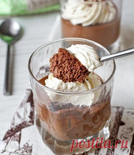 Шоколадный мусс.