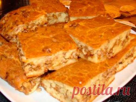Пирог с картошкой и капустой или только с капустой и грибами | Краше Всех