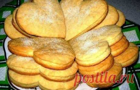 Коржики сметанные " Сердечные"