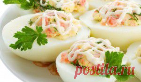 Поедашка.ру » Архив сайта » Фаршированные яйца. 26 вариантов для начинки